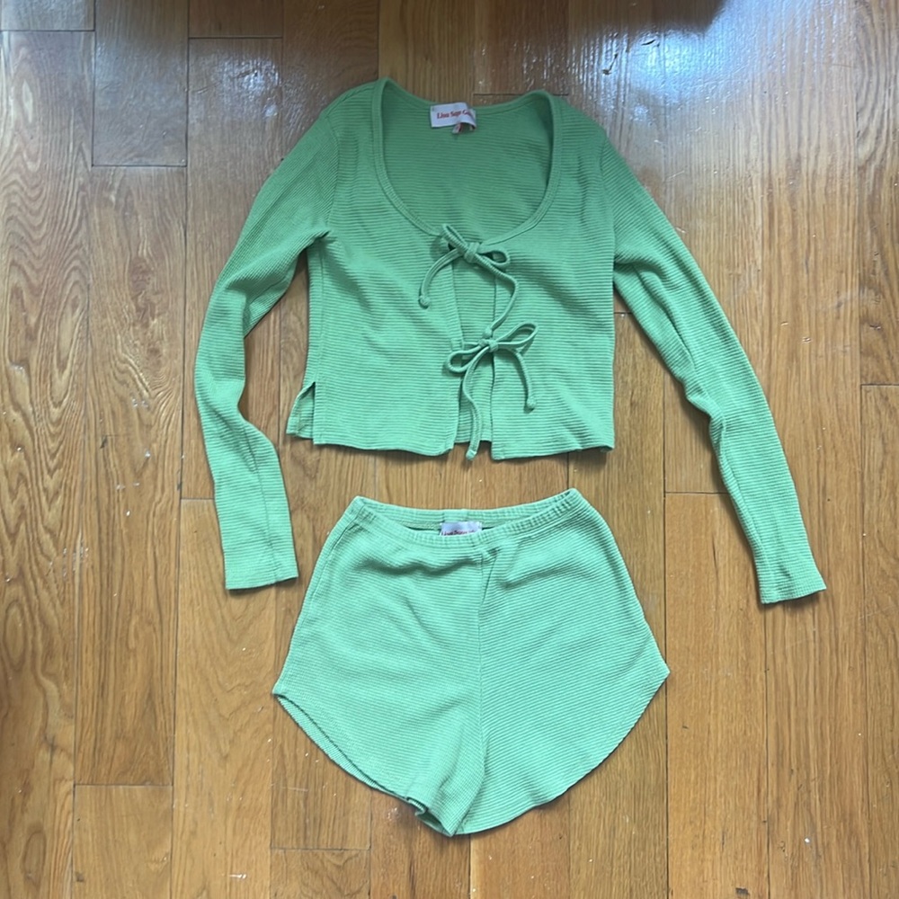 Brat green co-ord set